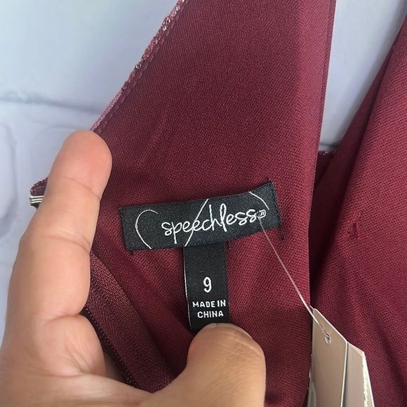 NEW Spechless Red Bustier Mini Dress Cocktail size 9 - Picture 5 of 7